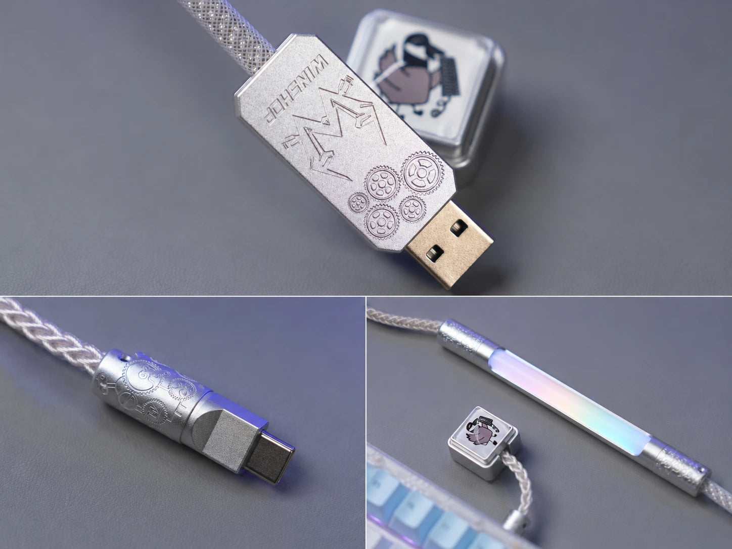 Winshop x KeyboardMan Prism 8K Cable