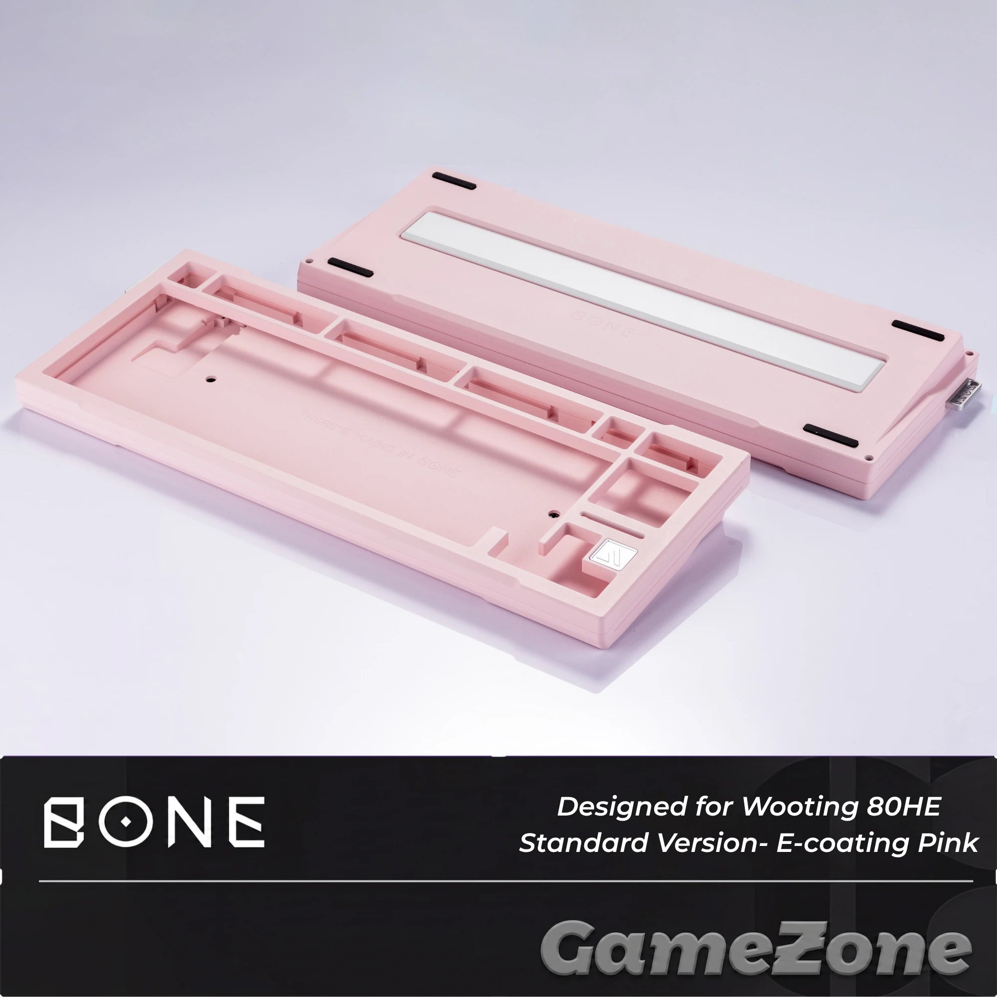 KeyboardMan X GameZone Bone 80 铝壳适配Wooting 80