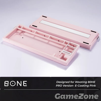 Bone80 Wooting 80He case Coating Pink