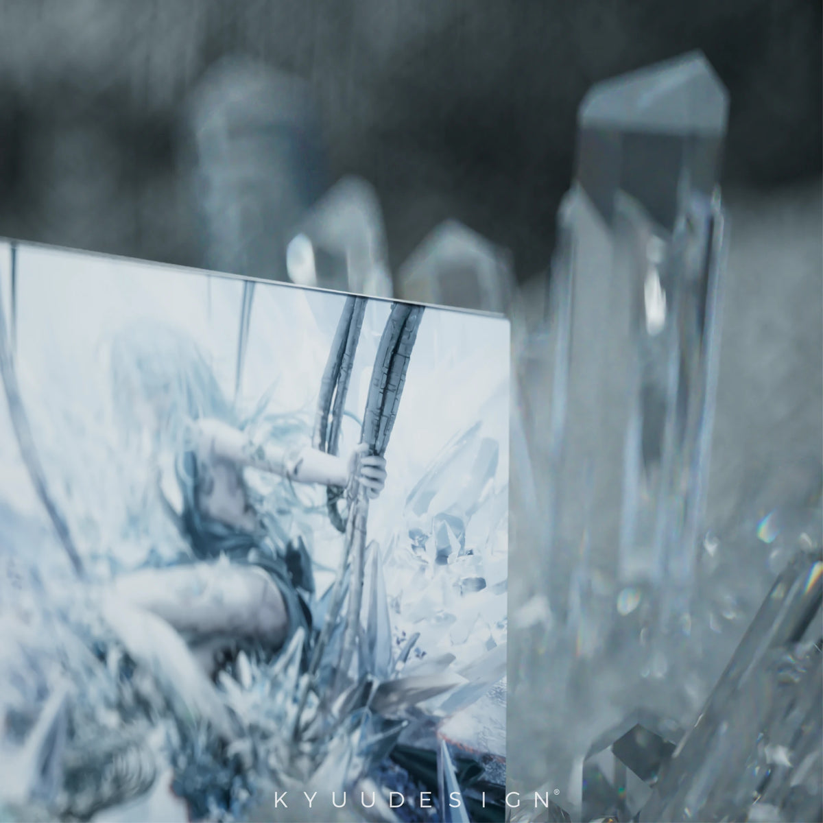 KYUU Design Prism Glass Mousepad