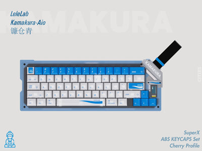 Lelelab Kamakura-Aoi Keycap Set