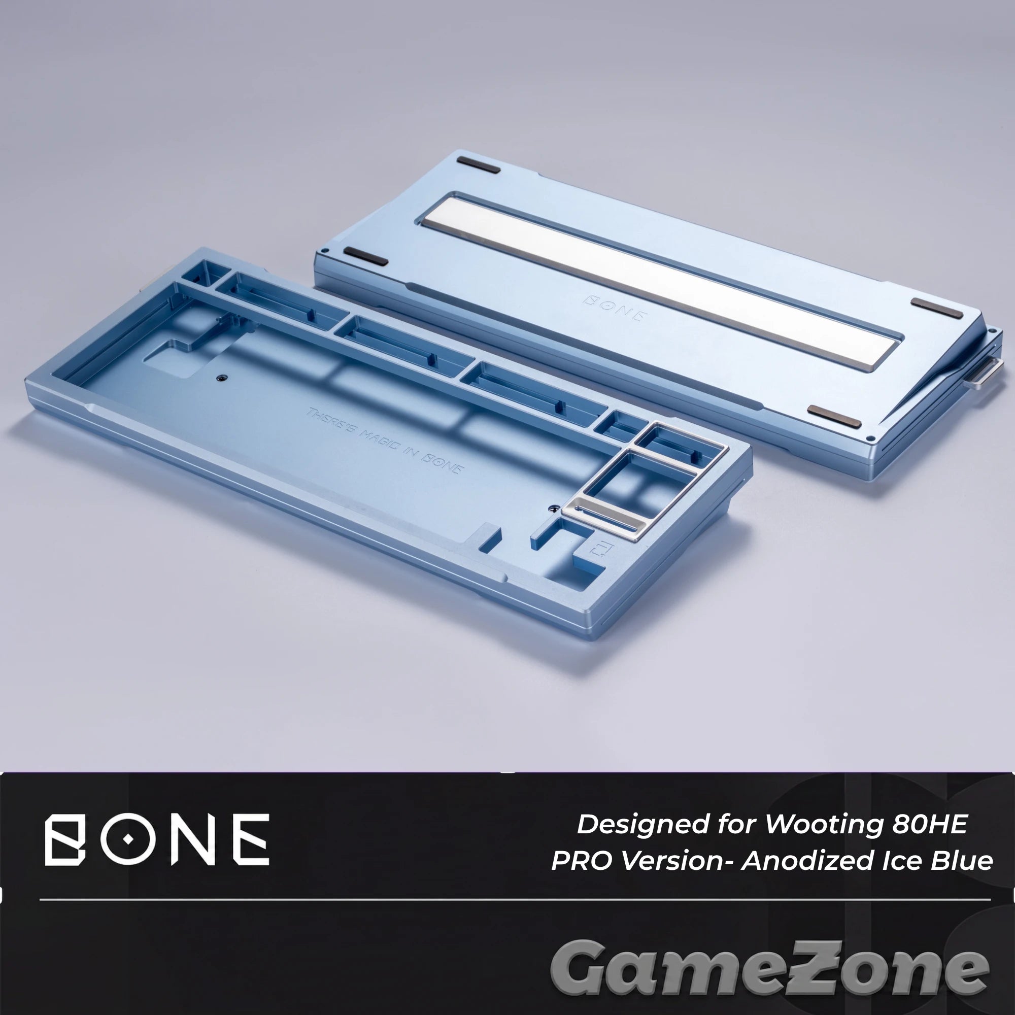 Bone80 Wooting 80He case Ice Blue