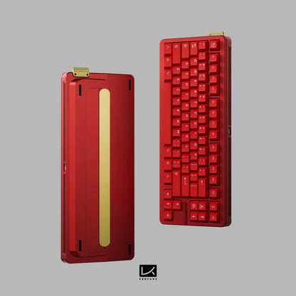 KBDfans GT-80 Case Anodized Red