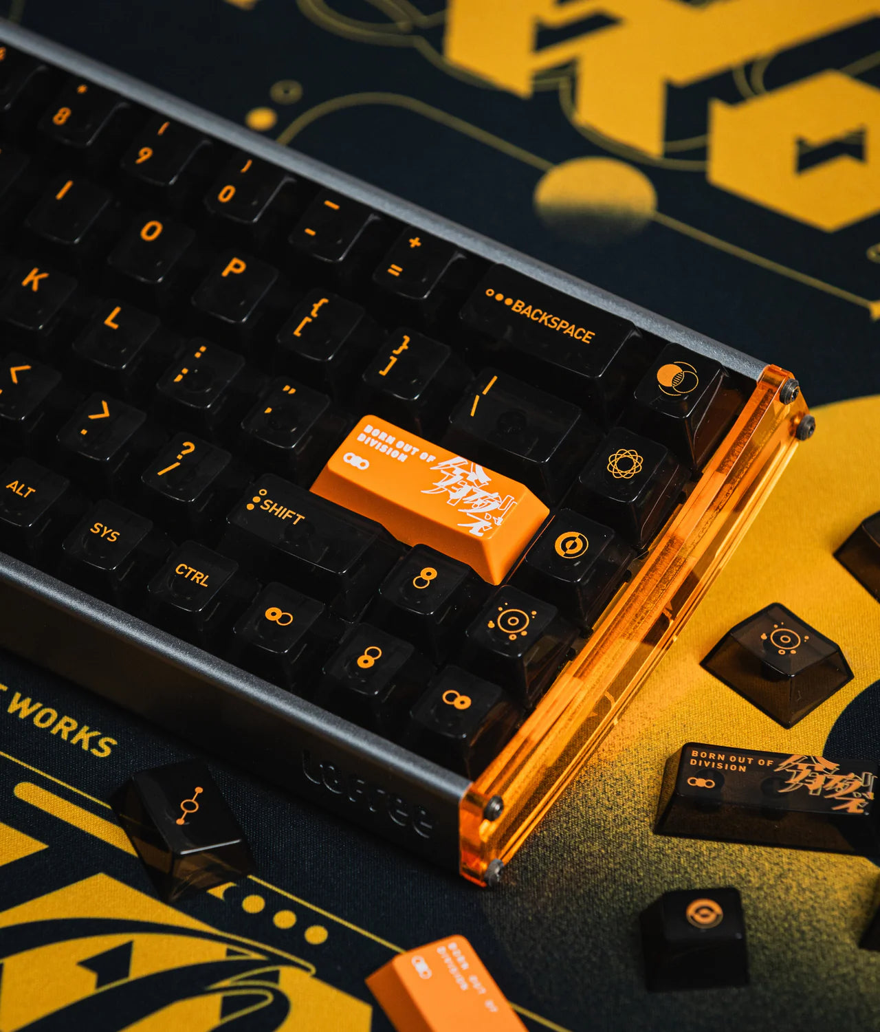 Lelelab x PointWorks SuperX Splinter R2 Keycap Set- In Stock