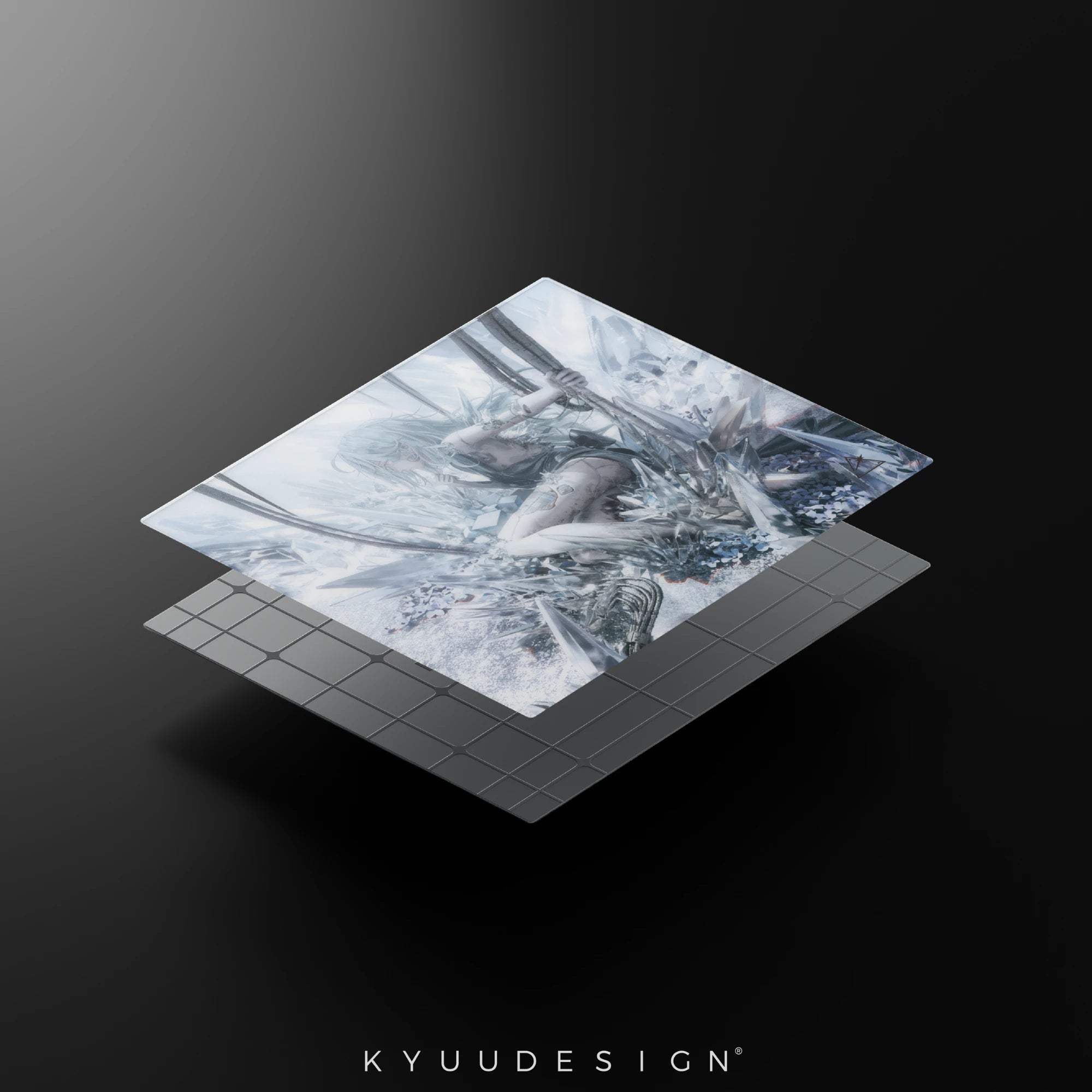 KYUU Design Prism Glass Mousepad