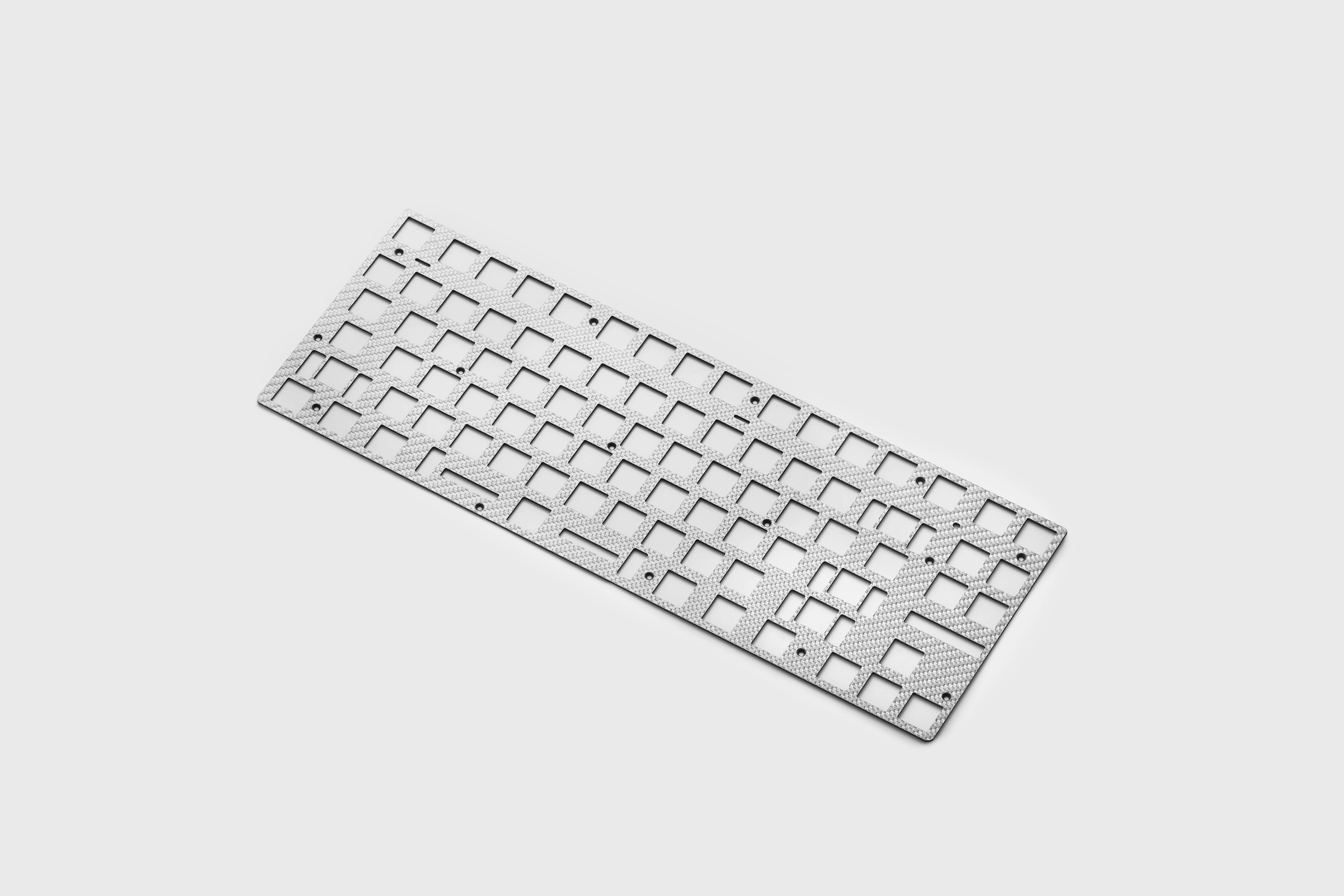 Wooting 80He Silver Carbon Fibre Plate-Toronto KeyboardMan