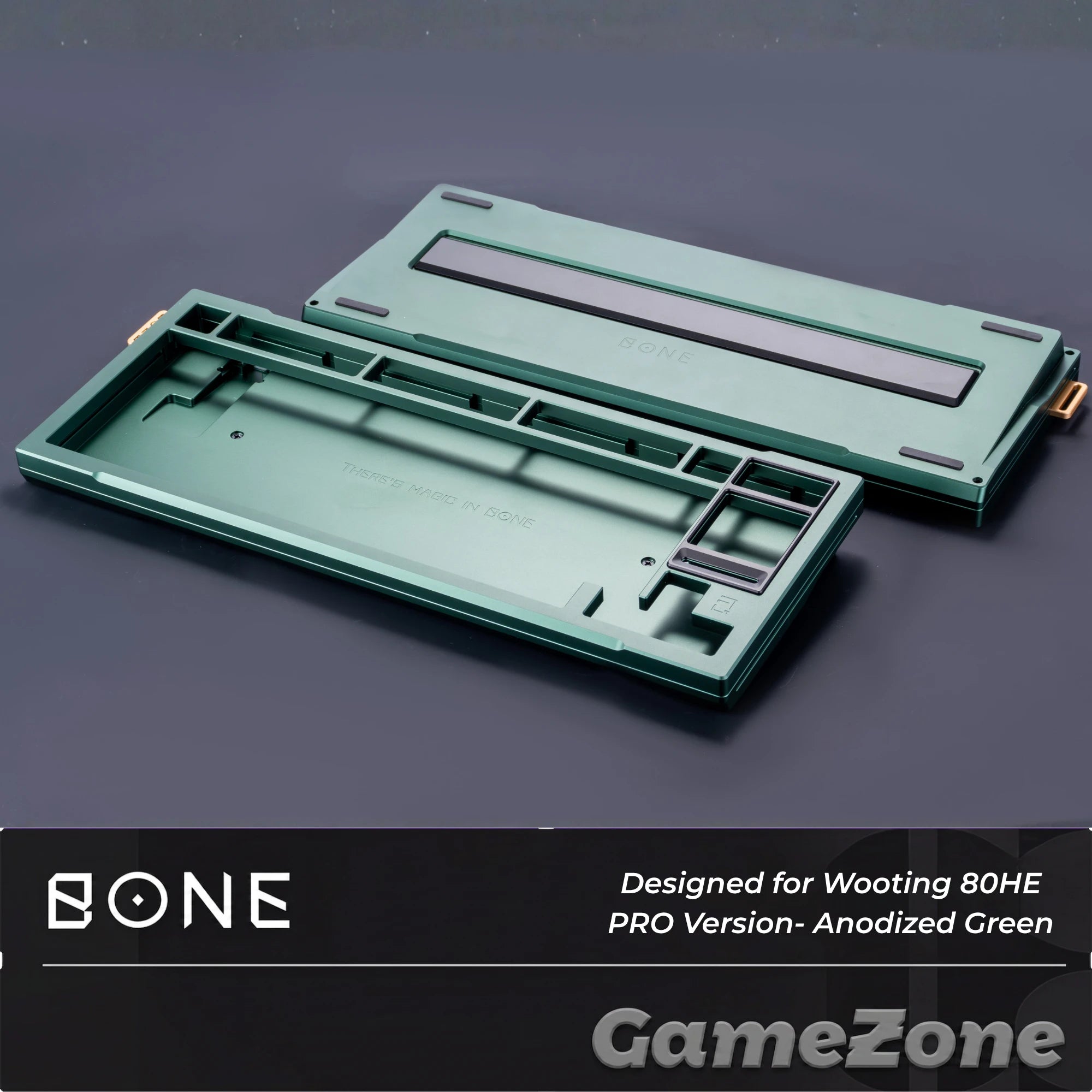 Bone80 Wooting 80He case Green