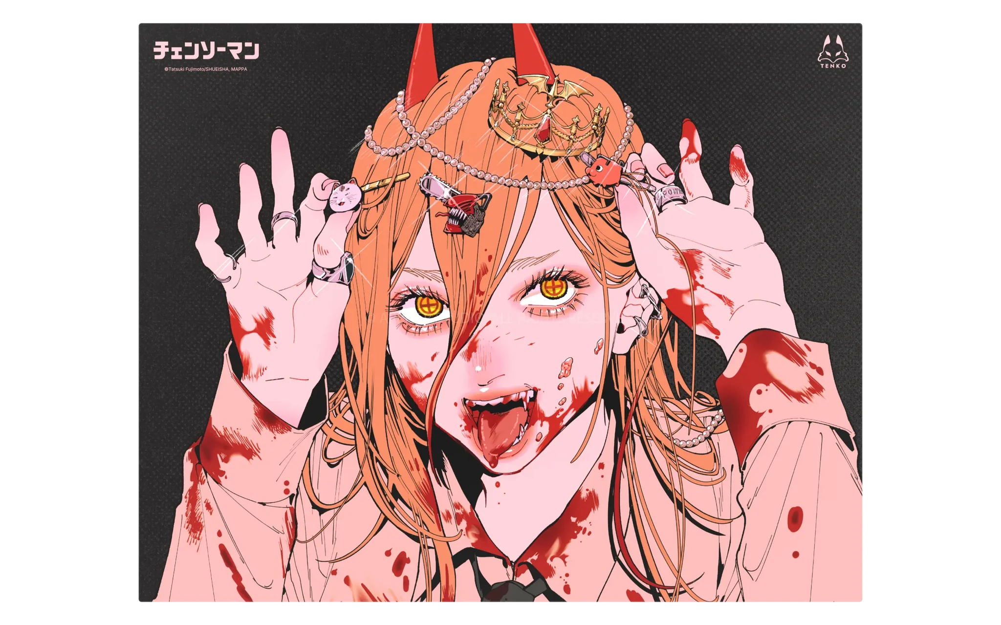 CHAINSAW MAN Speed Glass Mousepad