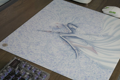 Uncle Panda PLUCK V2 Glass Mousepad