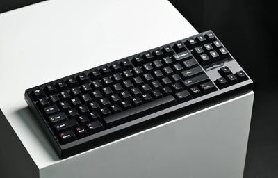 KAP WOB White on Black Keycap Set