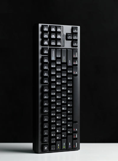 KAP WOB White on Black Keycap Set