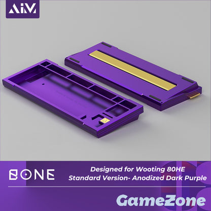 KeyboardMan X GameZone Bone 80 Aluminum Case For Wooting 80HE