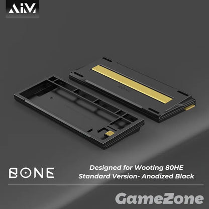 KeyboardMan X GameZone Bone 80 Aluminum Case For Wooting 80HE