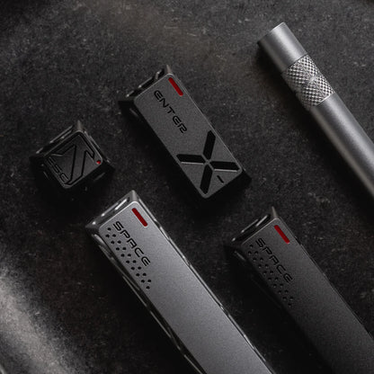 Frontier Metal Hollow Star Artisan Keycap Set