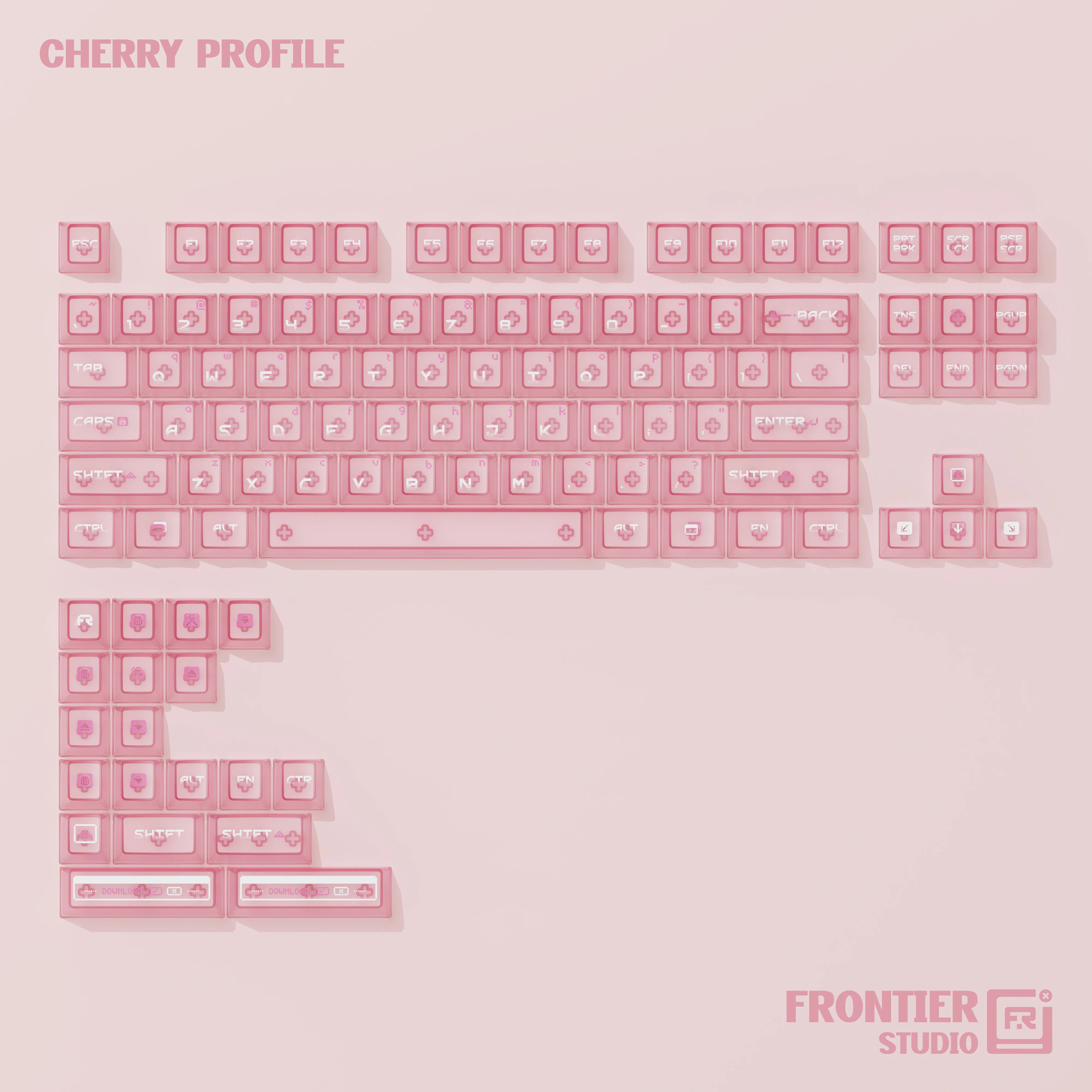 Frontier Shadow PC Translucent Keycaps