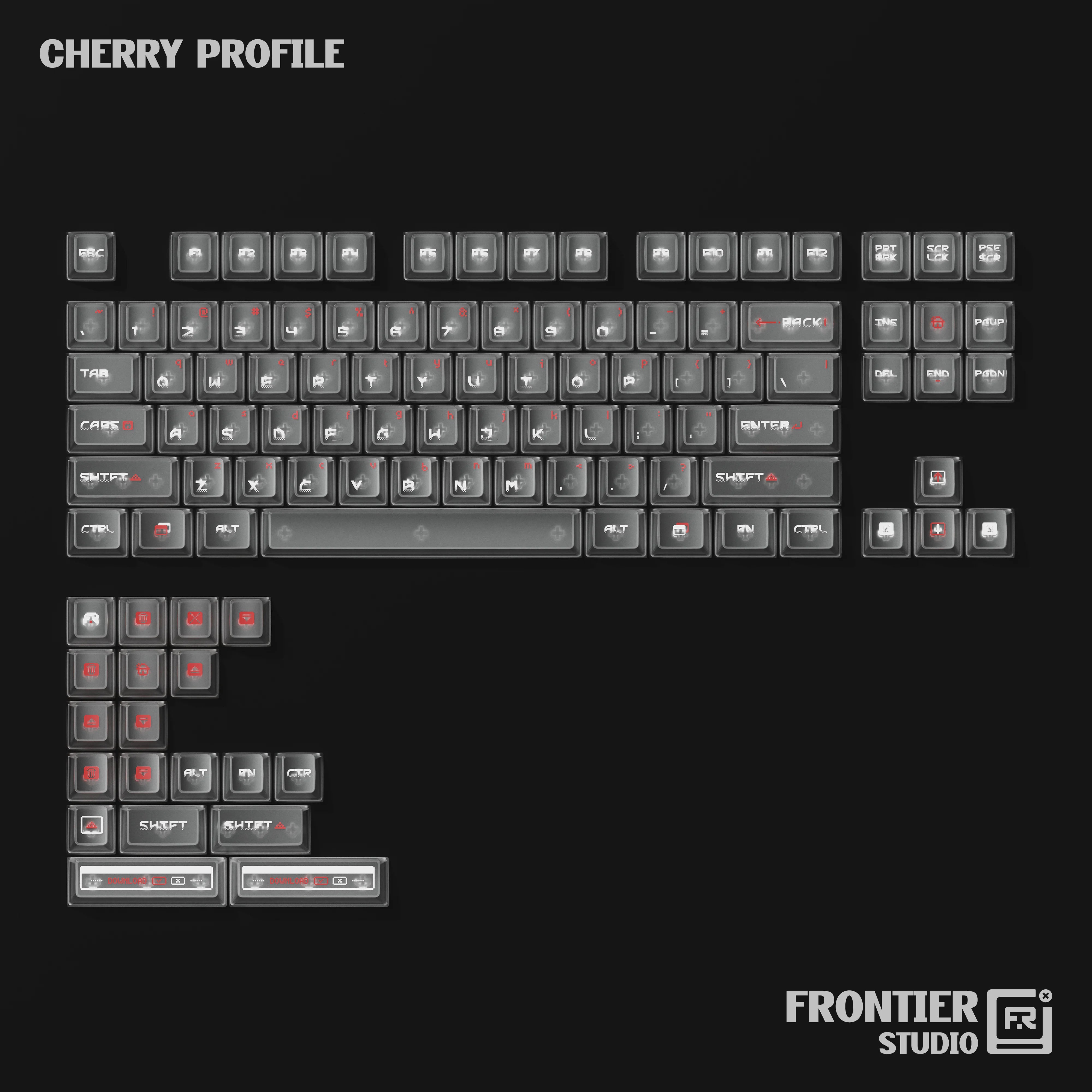 Frontier Shadow PC Translucent Keycaps