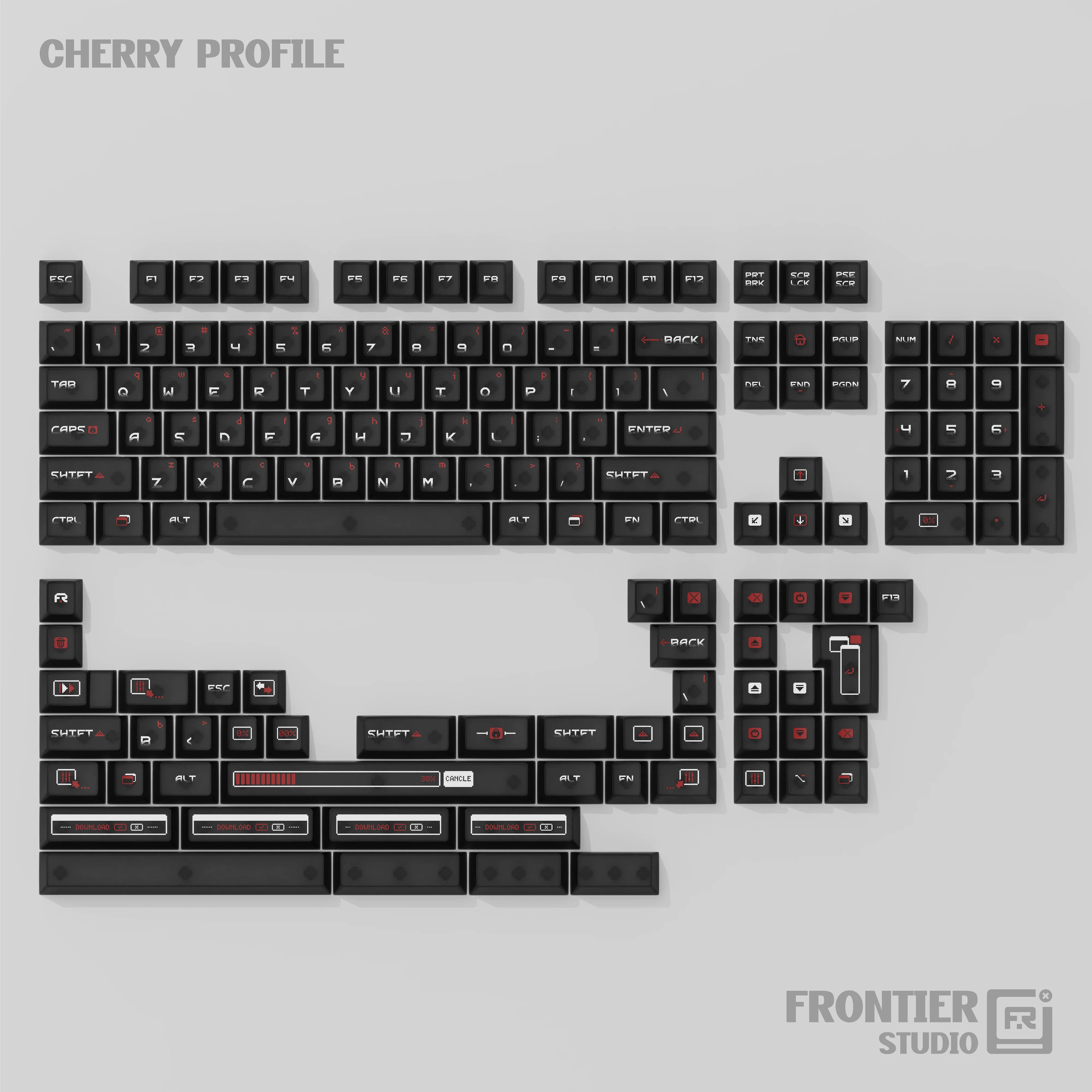 Frontier Shadow PC Translucent Keycaps