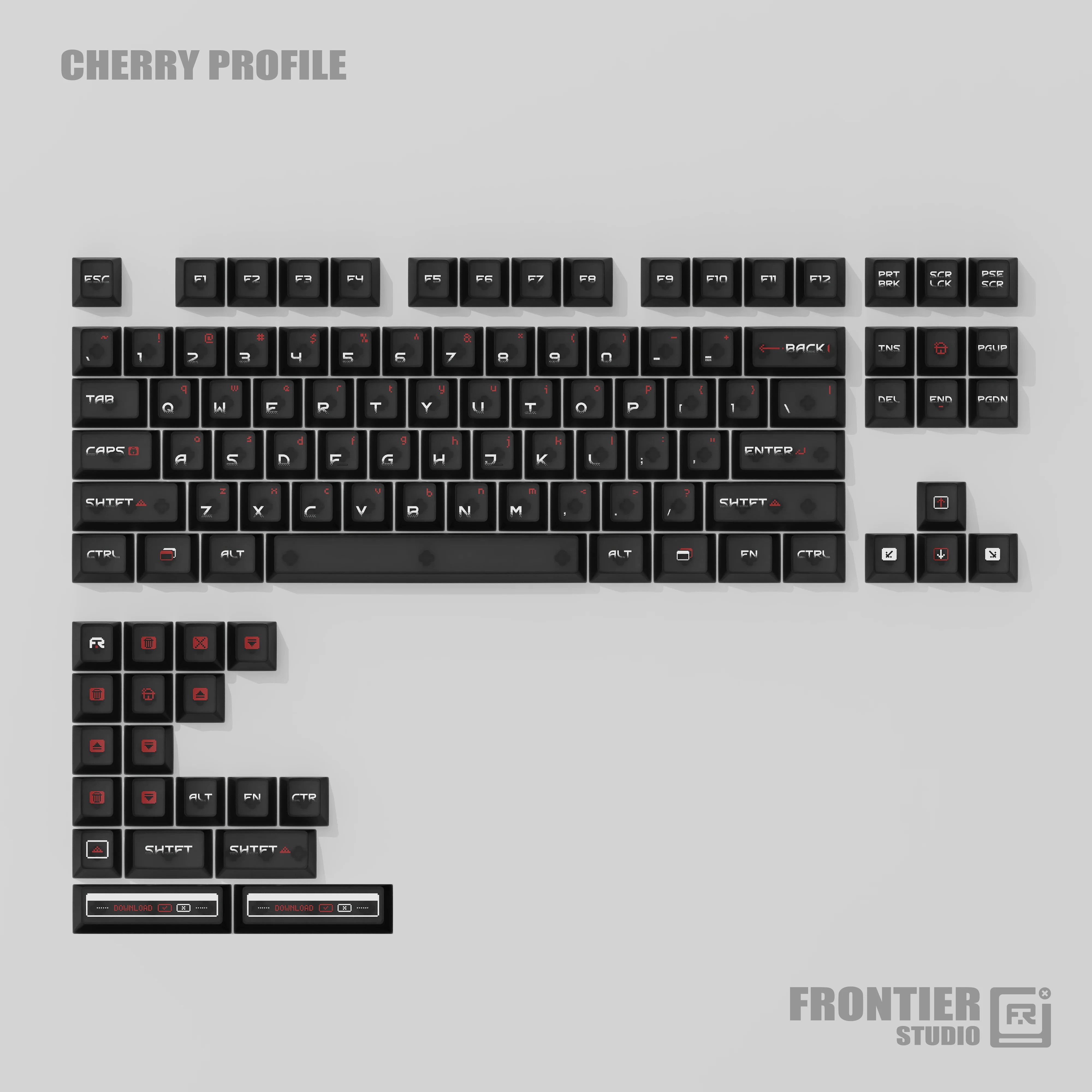 Frontier Shadow keycaps キーキャップ　フロストホワイト Frontier Shadow PC Translucent Keycaps- In Stock! – Toronto