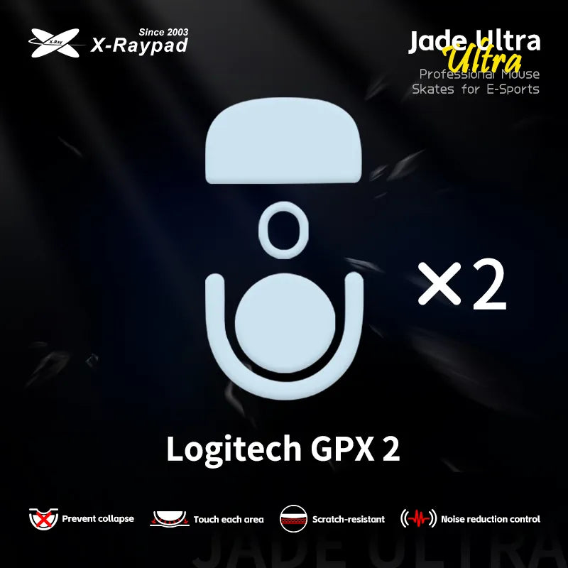 Jade Ultra Mouse Skates for Pro X Superlight 2/X2 Superstrike