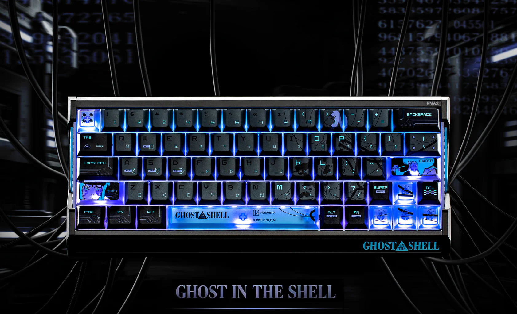 IQUNIX EV63 Ghost In The Shell Edition Ghost