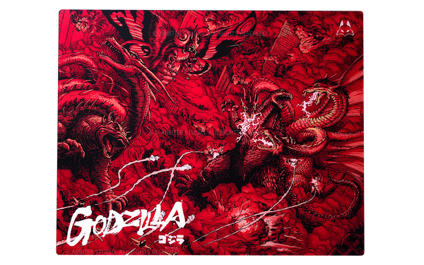 Godzilla 2.0 Lunar Speed Glass Mousepad — Artwork View