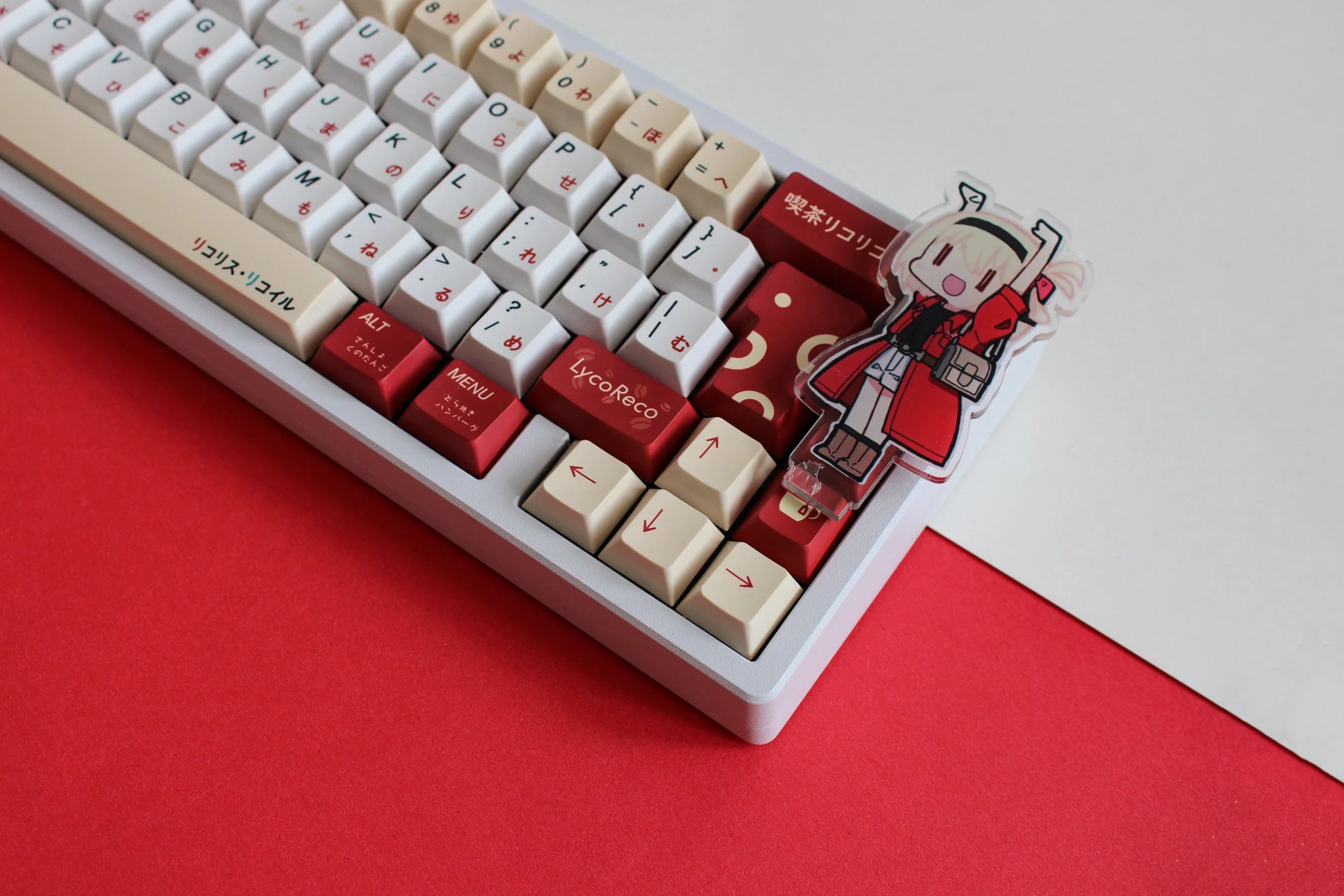 Lycoris.　0825 Catkeys Lycoris Recoil Keycap Set – Toronto KeyboardMan