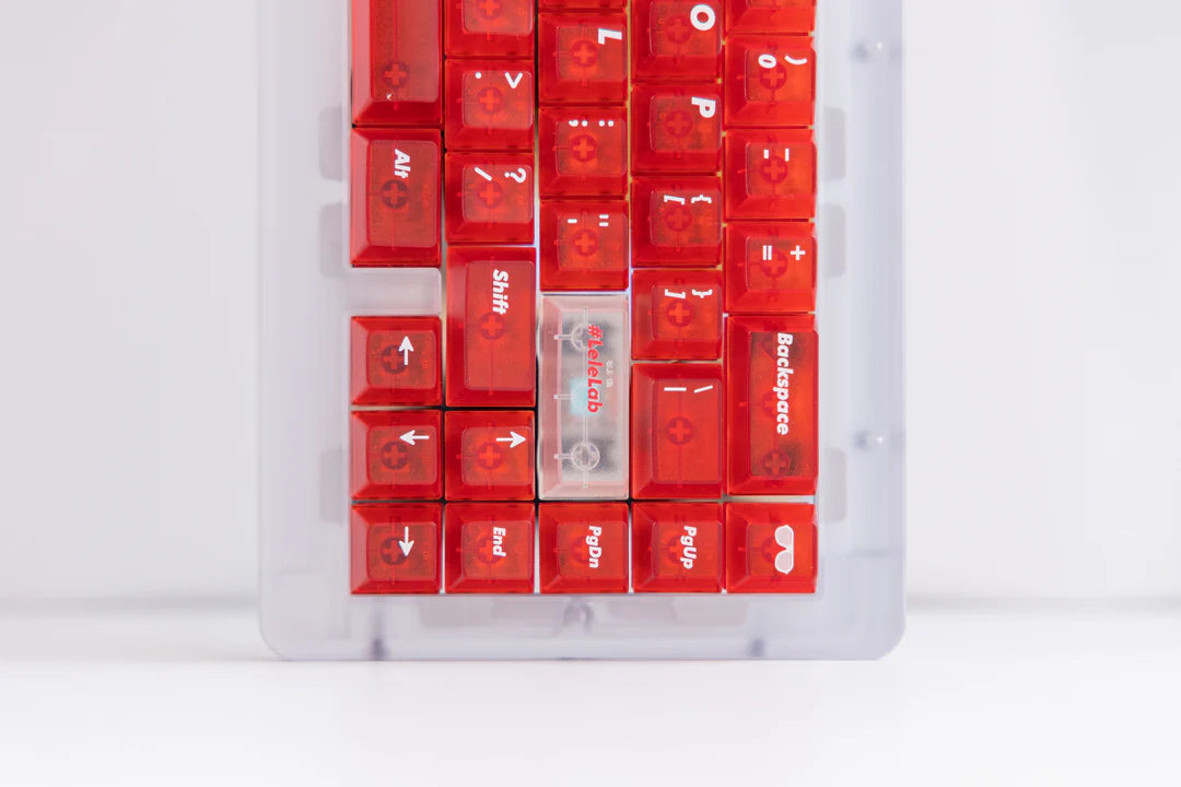 LeleLab Supsup Classic Red Keycap Set