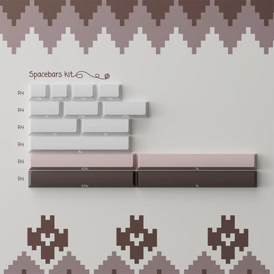 PBTfans Fair Isle Keycaps Spacebar