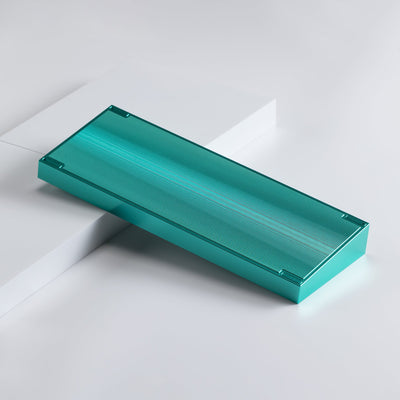 Tofu Redux V2 Raw Anodized Teal with Texture