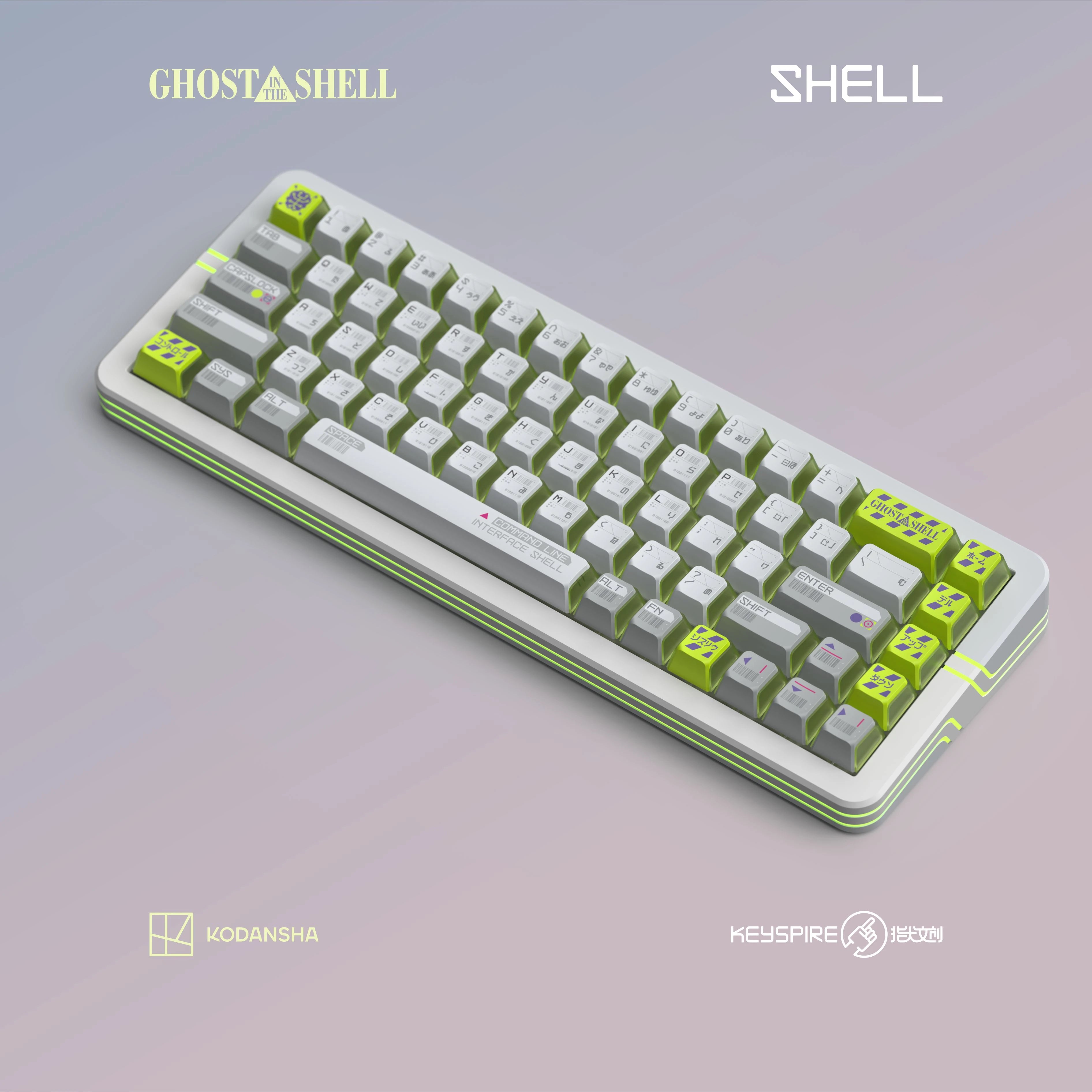 Keytok Ghost in the Shell Keycaps-Shell