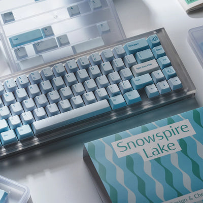 Lelelab SnowSpire Lake Keycaps