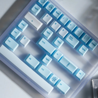 Lelelab SnowSpire Lake Keycaps