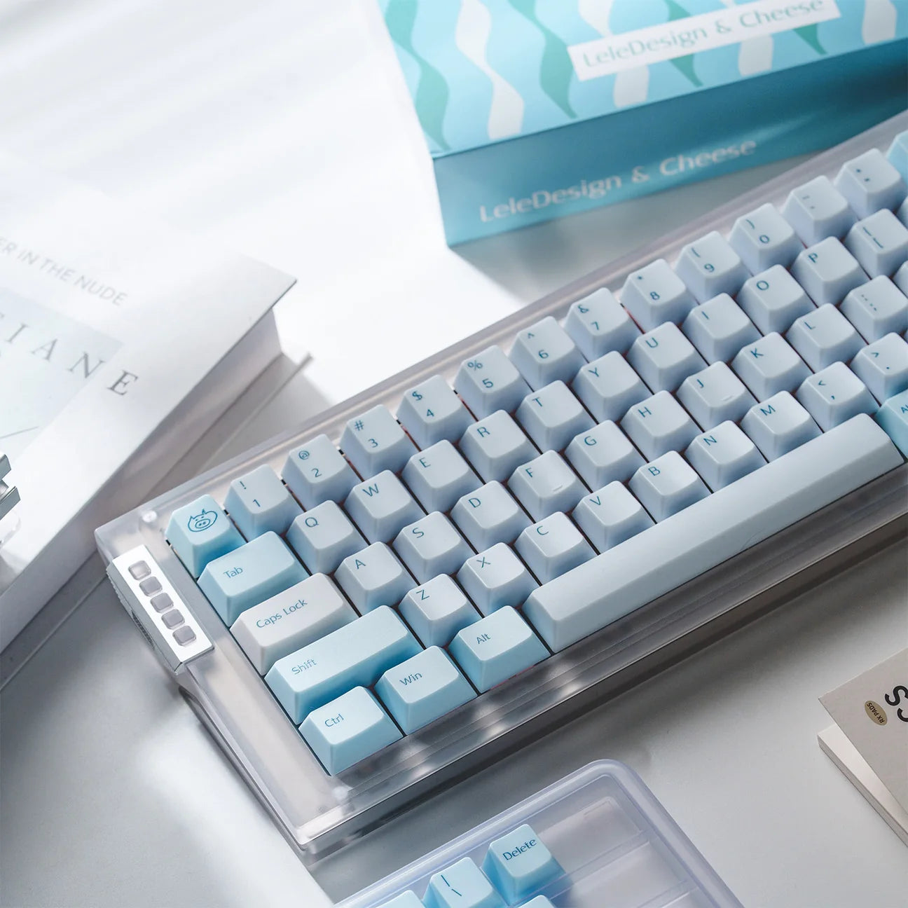 Lelelab SnowSpire Lake Keycaps