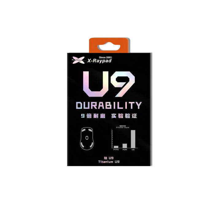 Titanium U9 Air D6.5mm Universal Dot Mouse Skates
