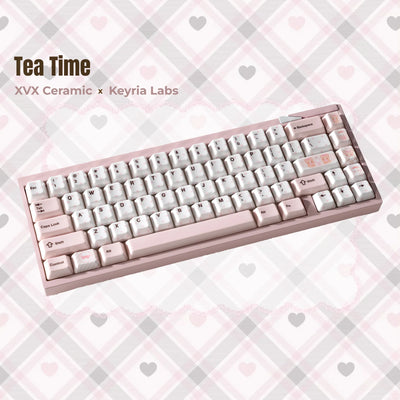 XVX Tea Time Ceramic Keycaps