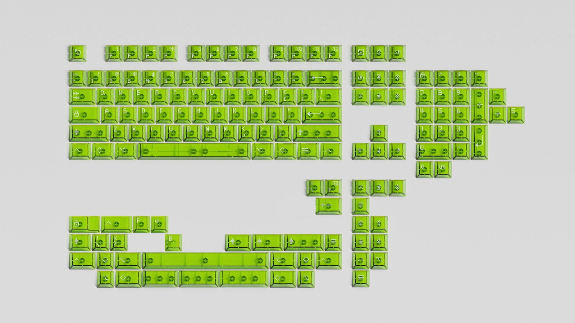 Keyreative Asimov Transparent Keycaps-Ships Today! – Toronto