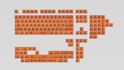 Keyreative Asimov Transparent Bright Orange