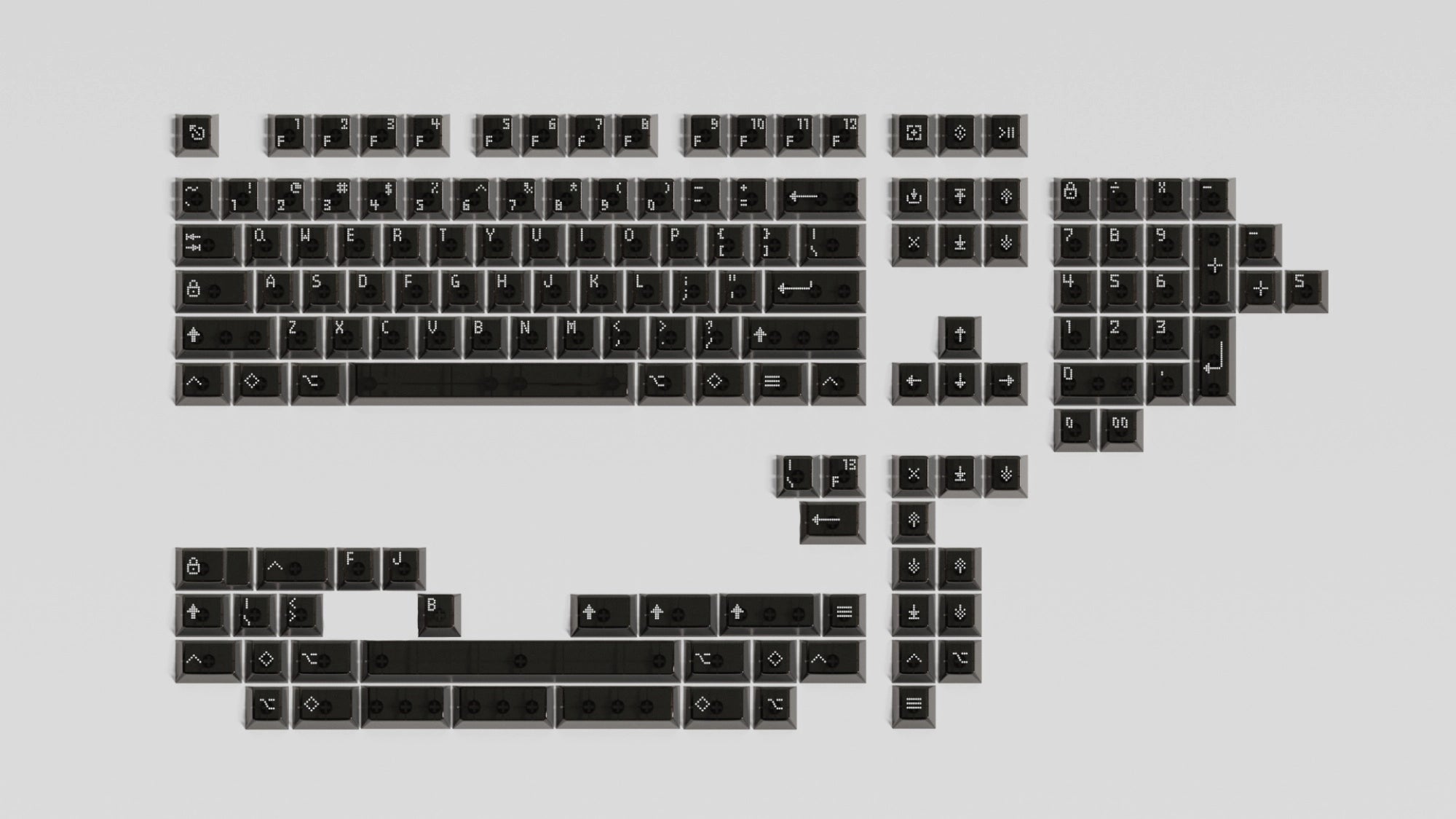 Keyreative Asimov Transparent Smoky