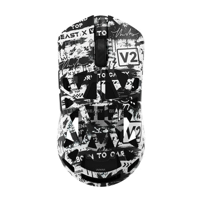 WLmouse Beast X V2 TheShy Graffiti – top view 