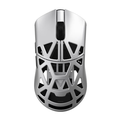 WLmouse Beast X V2 TheShy Silver – top view 
