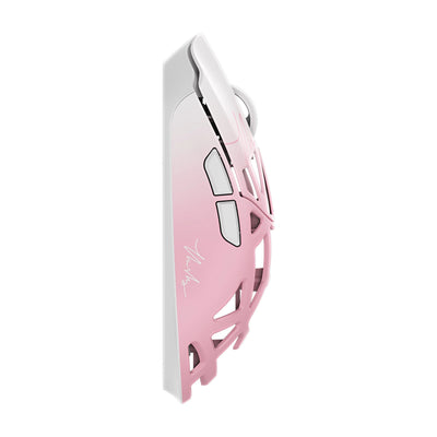 WLmouse Beast X V2 TheShy White / Pink – side view 