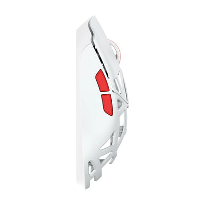 WLmouse Beast X V2 TheShy White / Red – side view 