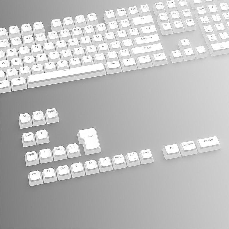 (Clearance)White ABS Pudding Keycaps - Toronto keyboardMan