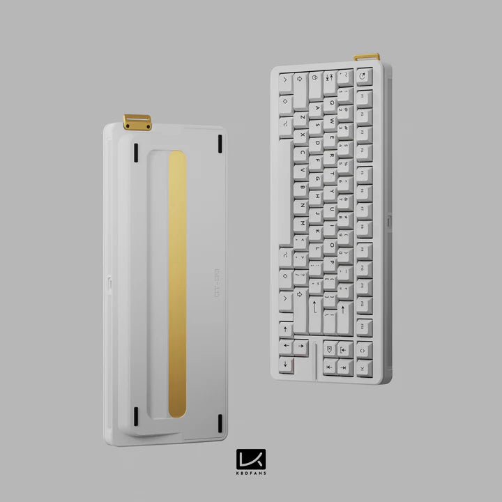 KBDfans GT-80 Case E-coating White