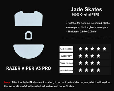 Jade Speed Mouse Skates For Viper V3 PRO — view 2