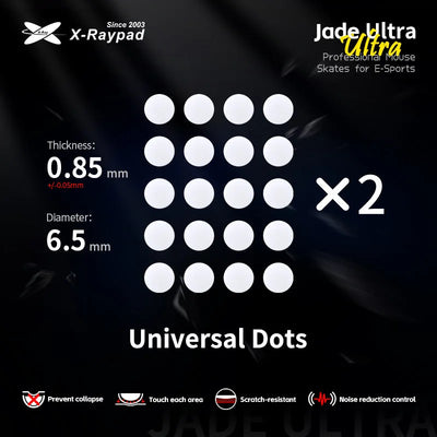 X-raypad Jade Ultra D6.5mm Universal Dots