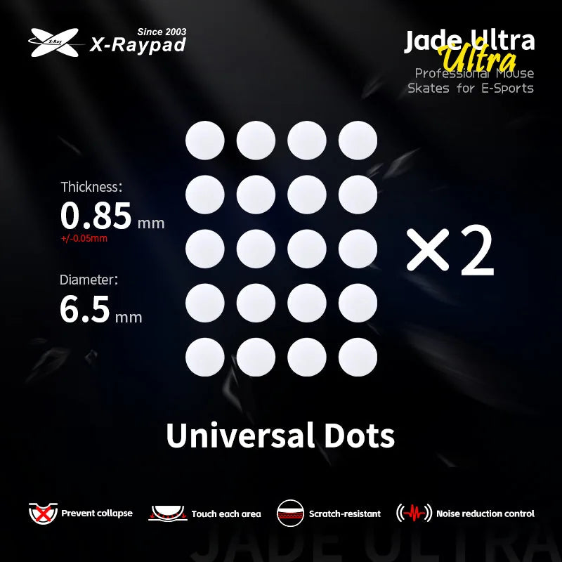 X-raypad Jade Ultra D6.5mm Universal Dots