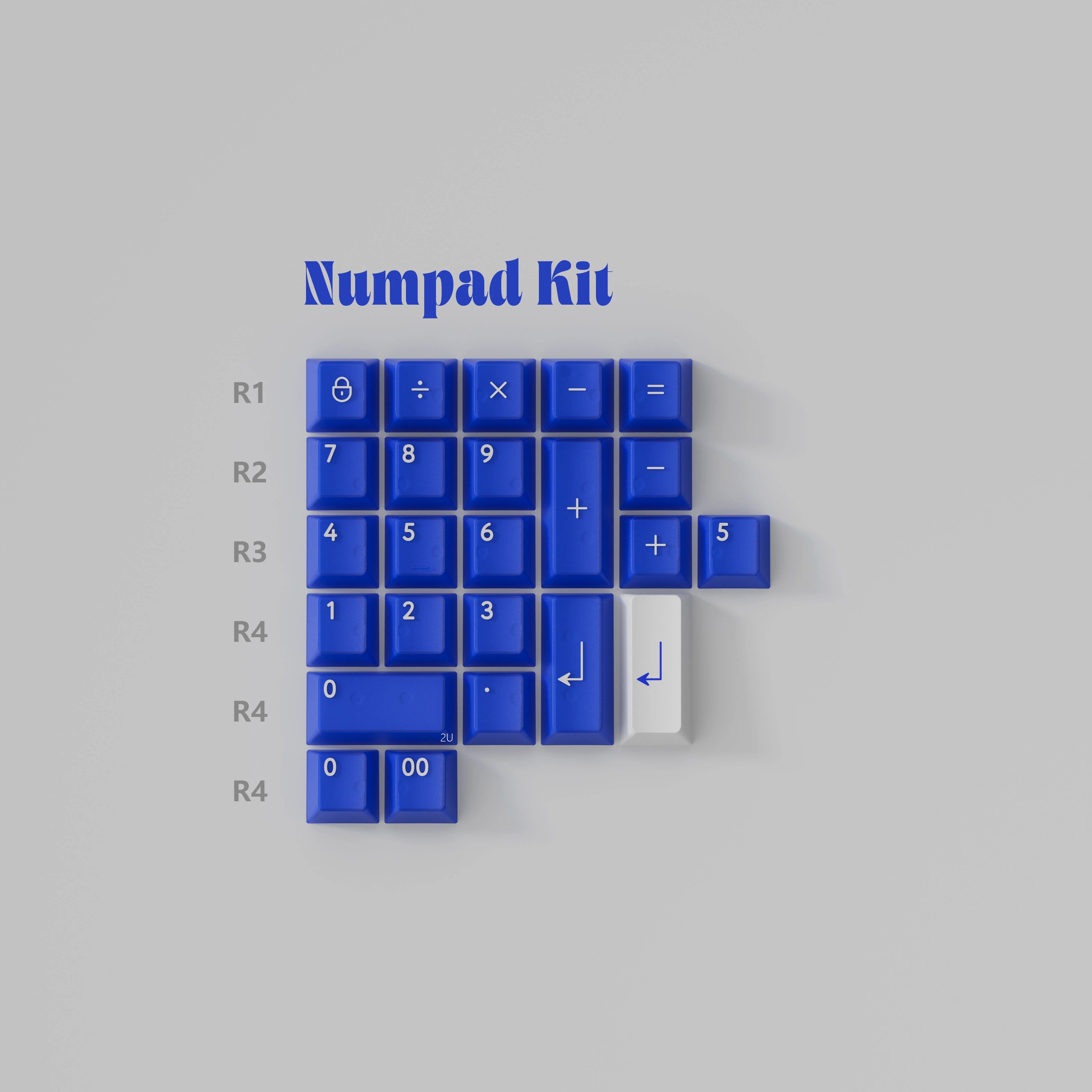 PBTfans Klein Blue | ABS Doubleshot Cherry Keycaps – Toronto