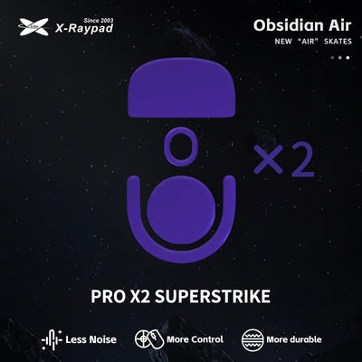 X-raypad Obsidian Air Mouse Skates for GPX Superlight 2
