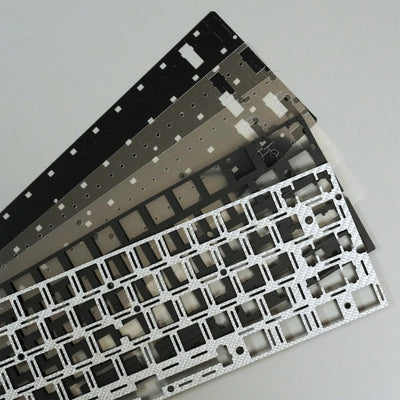 Wooting 60HE Modding Kit Silver Carbon Fibre